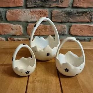 Košík keramika 10 cm ( malý ) K6256