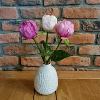 Pivoňka tmavě růžová 34 cm K6482