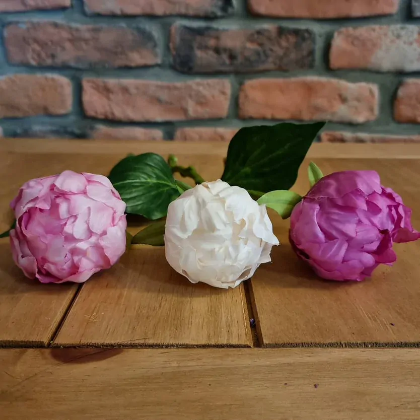 Pivoňka tmavě růžová 34 cm K6482