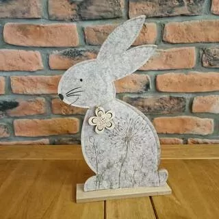 Zajíc dekorační 35 cm K4732