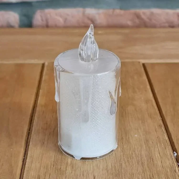 Svíčka pvc 6,5 cm K1016
