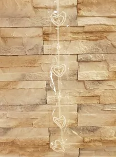 Srdce girlanda závěs 80 cm K0908