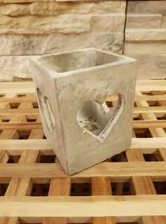 Svícen srdce 8*10 cm K0118