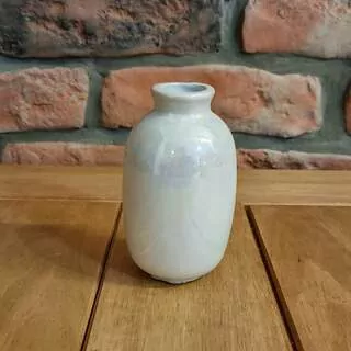 Keramická váza 10,5 cm perleťová K5133