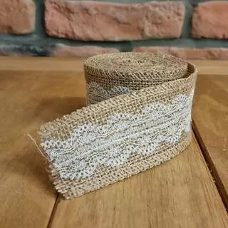Jutová stuha 5 cm x 4,5 m K1588