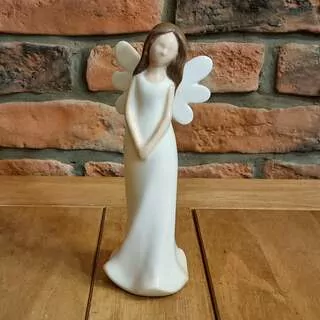 Anděl porcelán 20cm K1894