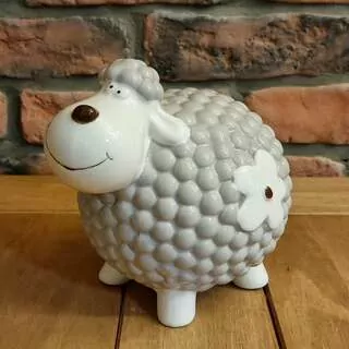 Beránek porcelán velký K3384