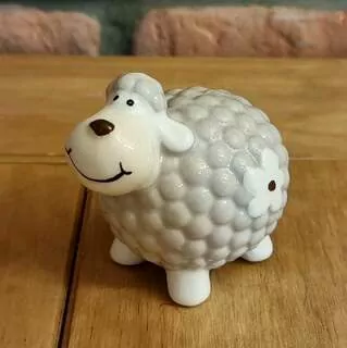 Beránek porcelán malý K2783