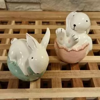 Zajíc porcelán 9,1cm K4068