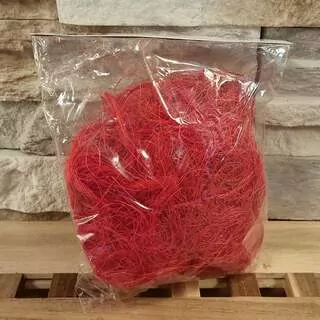 Sisal vlákno 25 g červené K5887