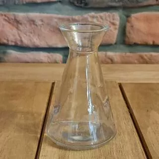 Váza sklo 11cm čirá K2655