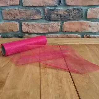 Organza tmavě růžová K1582
