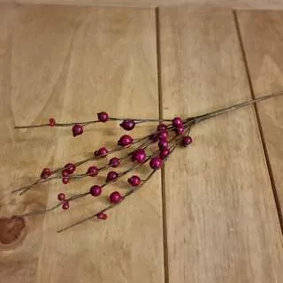 Větev bobule umělá 30cm červená K6877