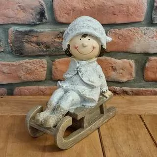 Vánoční figurka polyresin 21cm K3614