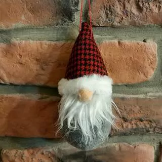 Skřítek na zavěšení textil 14 cm K4069