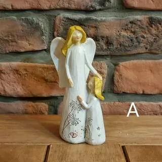 Anděl s dítětem 15 cm K6154