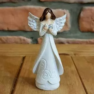 Andělíček se srdcem nahoře 10 cm K0077