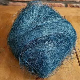 Sisal vlákno 50 g tyrkys K8898