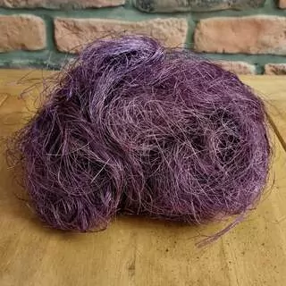 Sisal vlákno 50 g tmavěfialová K8881