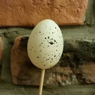 Vajíčko zápich plast bílé K5515