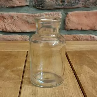 Váza sklo 9,8 cm čirá K5136