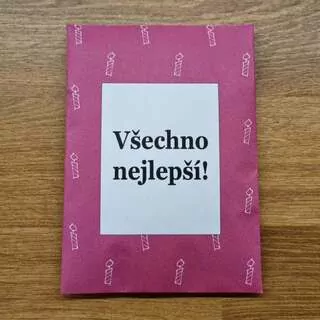 Vonný sáček Všechno nejlepší Made by Luci K1296