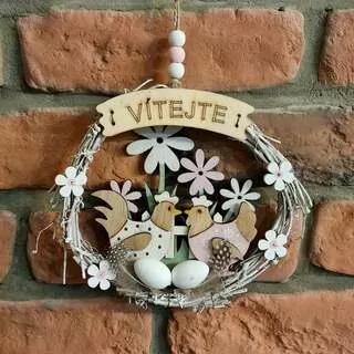 Věneček jarní VÍTEJTE K0515