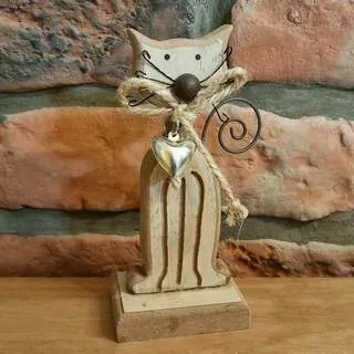 Kočka dekorační 13 cm K5655