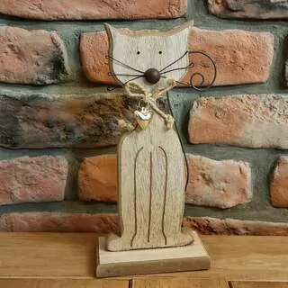 Kočka dekorační 35 cm K5624