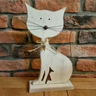 Kočka dekorační 35 cm K5587