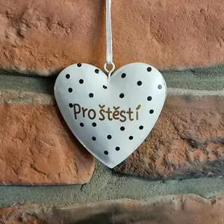 Srdce závěs pro štěstí K6508