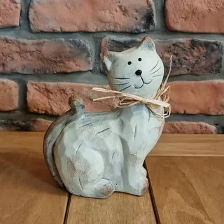 Kočka keramika 18 cm K6959