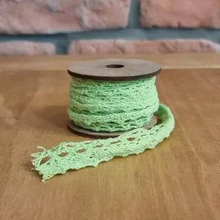 Stuha krajka 4 m zelená K0433