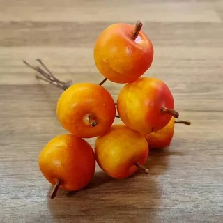 Jablíčka na drátku 6 ks K6134