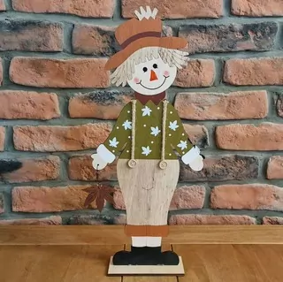 Strašák dřevo 45 cm kluk K6790