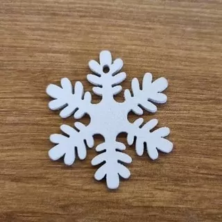 Vločka přízdoba 5 cm K0209