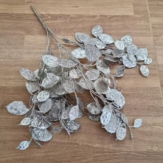 Lunárie větev umělá 37 cm šampaň K0971