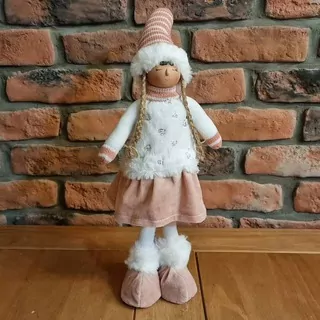 Vánoční panenka 48 cm holka K0369