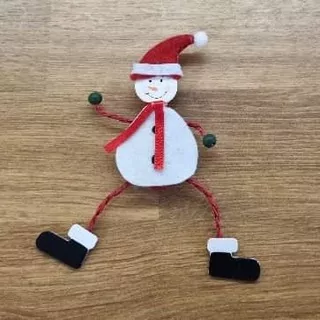 Vánoční kolíček dřevo 11cm K5630