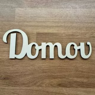 Domov výřez 20 cm x 7 cm K7906