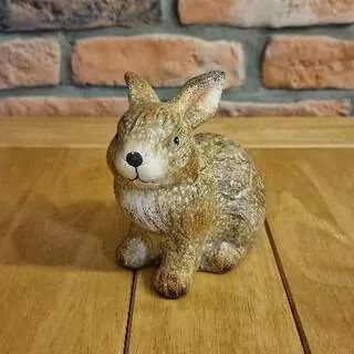 Zajíc keramika 14 cm větší K6018