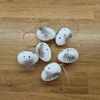 Vajíčka přízdoba 6 ks K3483