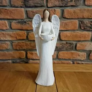 Anděl na svíčku 35 cm K1087