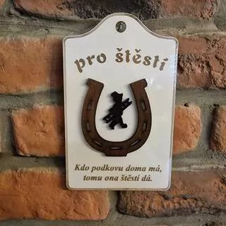 Cedule pro štěstí K2687