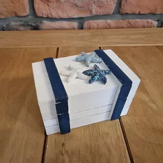 Bedýnka moře dřevo 11x8V8cm K 2565