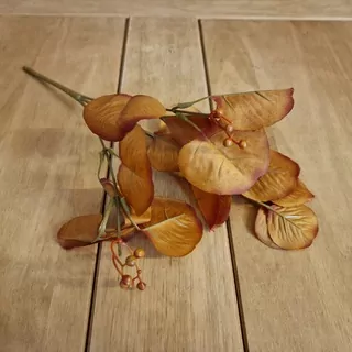 Eucalyptus větev umělá 36cm hnědá K0698