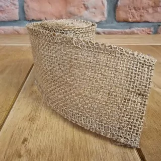 Stuha juta natural 5,5cm x2m K2387