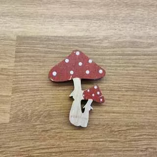 Hříbek přízdoba velký 5 cm K7283