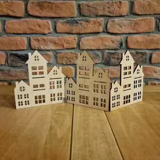 Domečky skládací 47 cm K8319