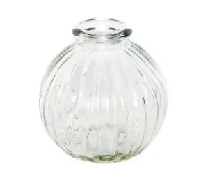 Váza sklo pr.8,4V8cm čirá K2903